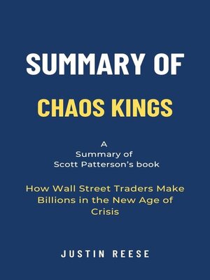 cover image of Summary of Chaos Kings by Scott Patterson
